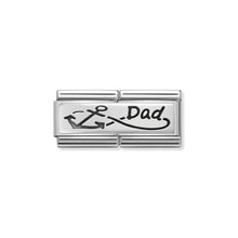 Load image into Gallery viewer, COMPOSABLE CLASSIC DOUBLE LINK 330710/05 INFINITE DAD IN 925 SILVER