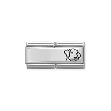 Load image into Gallery viewer, COMPOSABLE CLASSIC DOUBLE LINK 330710/16 DOG IN 925 SILVER