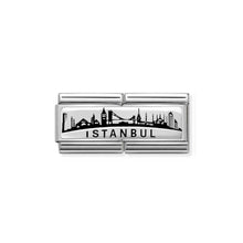 Load image into Gallery viewer, COMPOSABLE CLASSIC DOUBLE LINK 330790/03 ISTANBUL SKYLINE IN 925 SILVER
