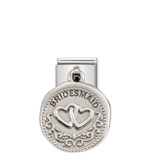 Load image into Gallery viewer, COMPOSABLE CLASSIC LINK 331804/10 BRIDESMAID WISHES CHARM IN 925 SILVER