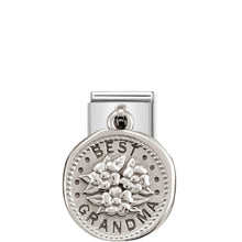 Load image into Gallery viewer, COMPOSABLE CLASSIC LINK 331804/13 BEST GRANDMA WISHES CHARM IN 925 SILVER