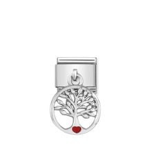 Load image into Gallery viewer, COMPOSABLE CLASSIC LINK 331805/07 TREE OF LIFE CHARM IN ENAMEL & 925 SILVER