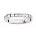 Load image into Gallery viewer, TRENDSETTER MEDICAL ALERT BRACELET 021190/010 STAINLESS STEEL ENGRAVABLE