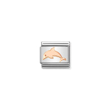 Load image into Gallery viewer, COMPOSABLE CLASSIC LINK 430104/53 DOLPHIN IN 9K ROSE GOLD