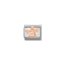 Load image into Gallery viewer, COMPOSABLE CLASSIC LINK 430106/04 ANGEL OF HAPPINESS IN 9K ROSE GOLD