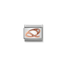 Load image into Gallery viewer, COMPOSABLE CLASSIC LINK 430310/17 LETTER Q IN 9K ROSE GOLD