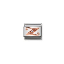 Load image into Gallery viewer, COMPOSABLE CLASSIC LINK 430310/26 LETTER Z IN 9K ROSE GOLD