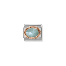 Load image into Gallery viewer, COMPOSABLE CLASSIC LINK 430507/32 AMAZONITE IN 9K ROSE GOLD