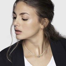 Load image into Gallery viewer, SEIMIA SILVER CRYSTAL BRACELET 148801/058 WITH ROSE GOLD FINISH