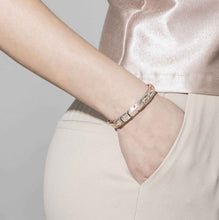 Load image into Gallery viewer, COMPOSABLE CLASSIC LINK 430604/005 RED CZ IN 9K ROSE GOLD