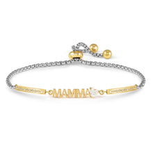 Load image into Gallery viewer, MILLELUCI FAMILY BRACELET WITH CZ 028027/003 GOLD MAMMA WITH CZ
