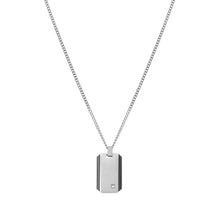 Load image into Gallery viewer, STRONG DIAMOND GEOMETRIC NECKLACE 028343/065 STAINLESS STEEL &amp; WHITE DIAMOND
