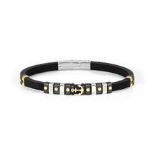 Load image into Gallery viewer, CITY BRACELET 028815/002 SILVER &amp; GOLD ANCHOR
