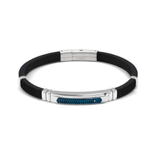 Load image into Gallery viewer, CITY ENERGY BRACELET 028819/058 STAINLESS STEEL, BLUE PVD &amp; CZ
