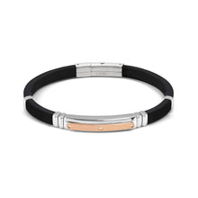 Load image into Gallery viewer, CITY ENERGY BRACELET 028820/059 STAINLESS STEEL, ROSE GOLD PVD &amp; CZ
