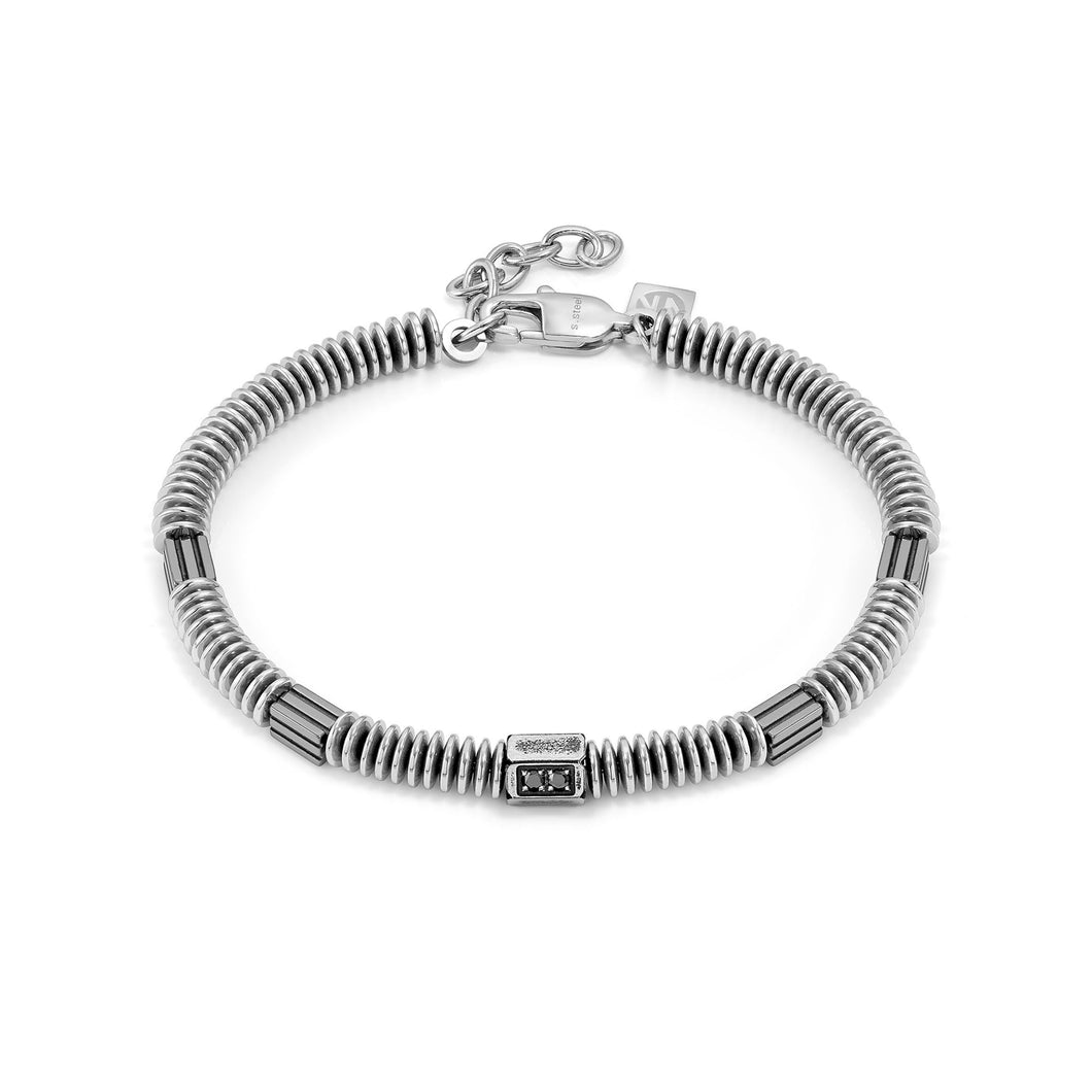 B-YOND BRACELET 028943/001  S/STEEL WASHER LINK CHAIN