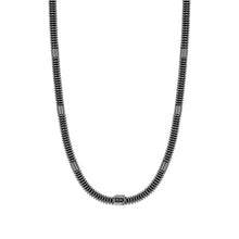 Load image into Gallery viewer, B-YOND NECKLACE 028952/015  S/STEEL BLACK PVD WASHER LINK CHAIN
