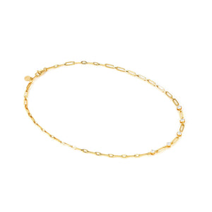 CHAINS OF STYLE NECKLACE GOLD PVD CZ 029401/012