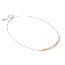 Load image into Gallery viewer, PRINCIPESSINA NECKLACE 029601/024 ROSE GOLD INFINITY WITH CZ HEARTS
