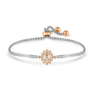 ROYAL DREAM BRACELET WITH CZ 029801/039 ROSE GOLD STAR