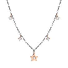 Load image into Gallery viewer, MYSOPHIE NECKLACE 029905/023 ROSE GOLD STAR &amp; CZ PENDANTS
