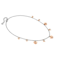 Load image into Gallery viewer, MYSOPHIE NECKLACE 029906/022 ROSE GOLD HEART CZ PENDANTS
