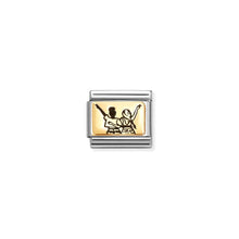 Load image into Gallery viewer, COMPOSABLE CLASSIC LINK 030166/41 CONCERT FRIENDS IN 18K GOLD AND ENAMEL
