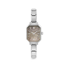 Load image into Gallery viewer, WATCH PARIS 076042/039 STAINLESS STEEL RECTANGLE &amp; GREY MARBLED DIAL
