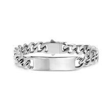 Load image into Gallery viewer, BOLD STEEL BRACELET 133210/001/2/3 STAINLESS STEEL LARGE CHAIN WITH ENGRAVING PLATE
