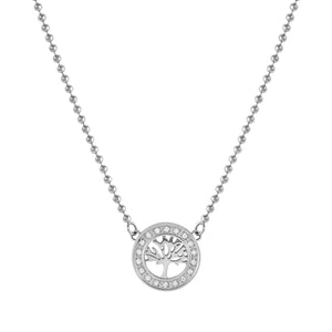 SOFFIO D'AMORE NECKLACE 134001/017 CZ TREE OF LIFE PENDANT