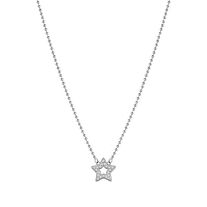 SOFFIO D'AMORE NECKLACE 134001/023 CZ STAR PENDANT