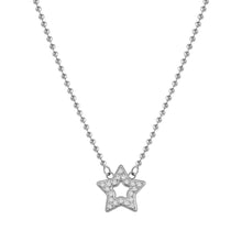 Load image into Gallery viewer, SOFFIO D&#39;AMORE NECKLACE 134001/023 CZ STAR PENDANT
