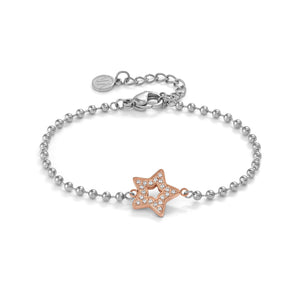 SOFFIO D'AMORE BRACELET 134003/023 ROSE GOLD STAR WITH CZ