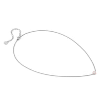 Load image into Gallery viewer, FAIRYICONS STAINLESS STEEL NECKLACE 134102/022 HEART WITH PINK ENAMEL

