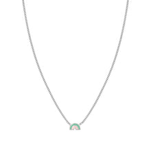 Load image into Gallery viewer, FAIRYICONS STAINLESS STEEL NECKLACE 134102/044 RAINBOW WITH ENAMEL

