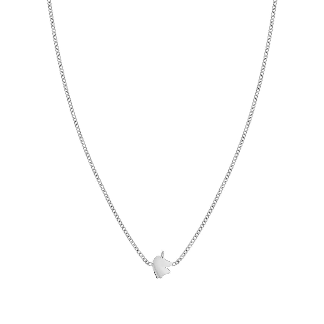 FAIRYICONS STAINLESS STEEL NECKLACE 134102/049 UNICORN