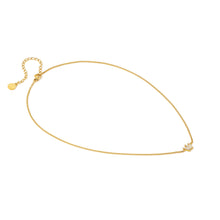 Load image into Gallery viewer, FAIRYICONS GOLD NECKLACE 134108/039 CROWN WITH CZ
