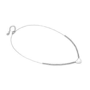 EMOSFERE STAINLESS STEEL NECKLACE 134205/036 HEART WITH M-O-P