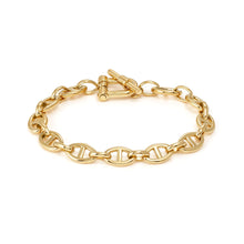 Load image into Gallery viewer, ECCLETTICA BRACELET 134302/012 GOLD NAVY CHAIN
