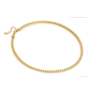 ECCLETTICA NECKLACE 134307/012 GOLD FLAT CHAIN