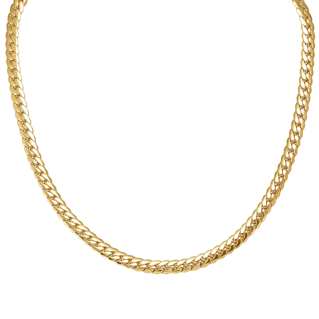 ECCLETTICA NECKLACE 134307/012 GOLD FLAT CHAIN