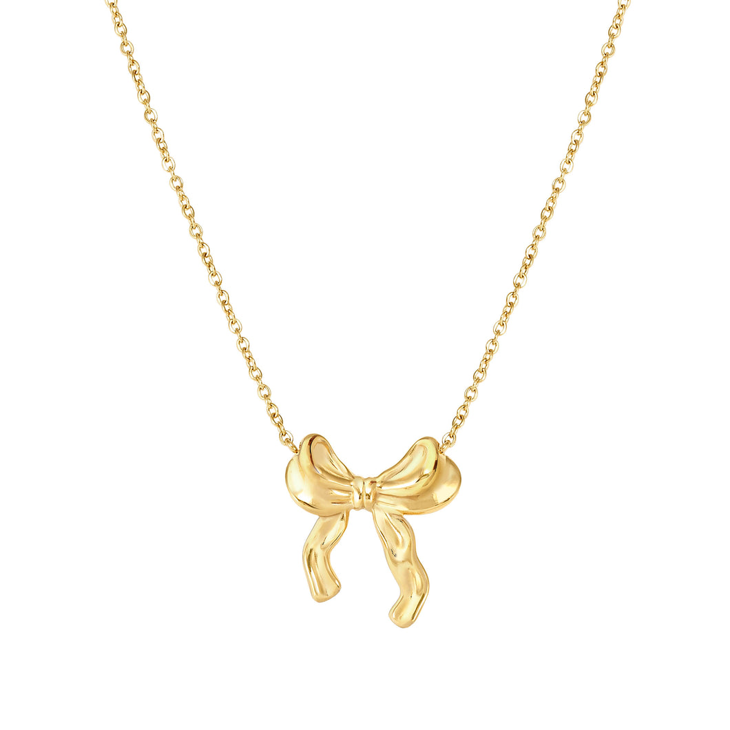 ECCLETTICA NECKLACE 134310/012 GOLD BOW