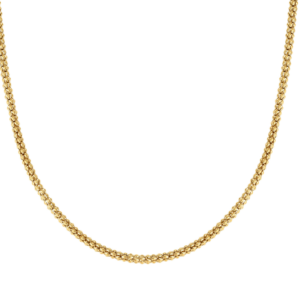 ECCLETTICA NECKLACE 134312/012 LONG GOLD FANCY CHAIN