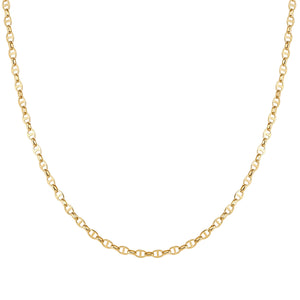 ECCLETTICA NECKLACE 134313/012 LONG GOLD NAVY CHAIN