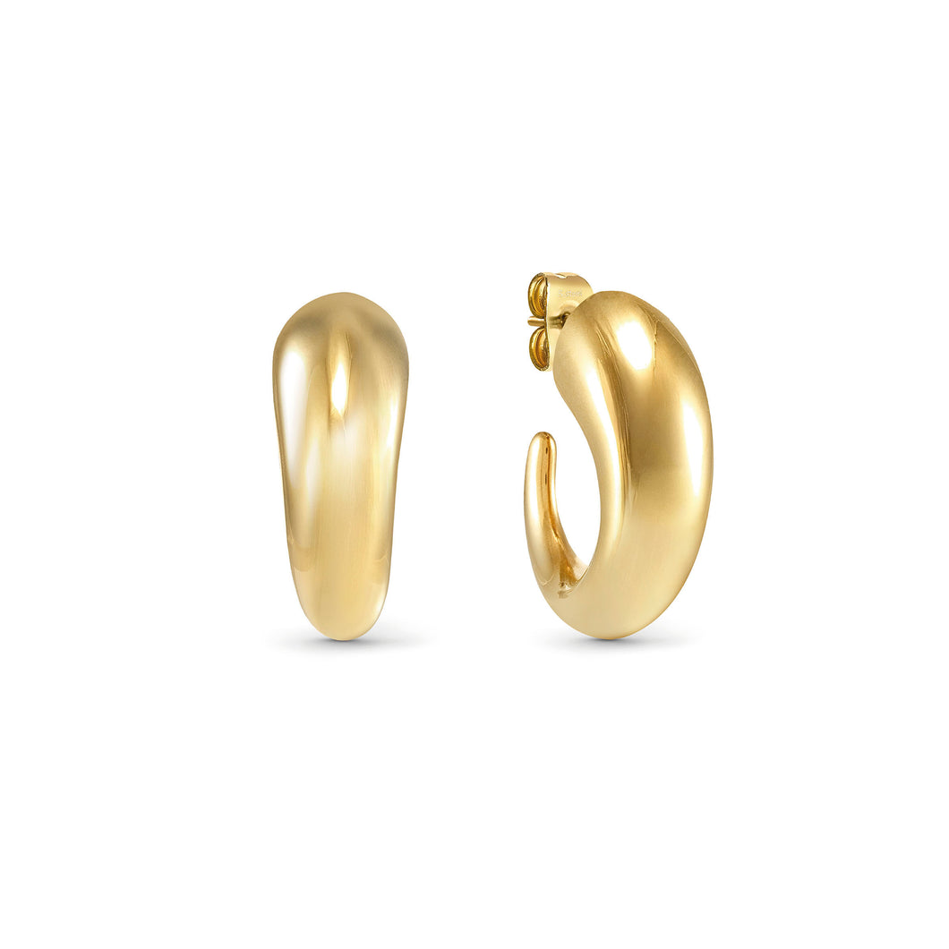 ECCLETTICA EARRING 134318/012 GOLD SMALL DROP STUDS