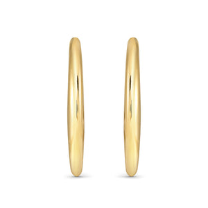 ECCLETTICA EARRING 134319/012 GOLD MEDIUM HOOP