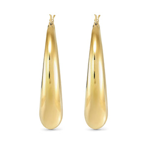 ECCLETTICA EARRING 134320/012 GOLD LARGE HOOP