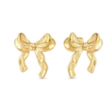 Load image into Gallery viewer, ECCLETTICA EARRINGS 134321/012 GOLD BOW
