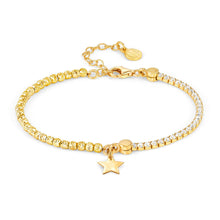 Load image into Gallery viewer, CHIC &amp; CHARM CELEBRATION CZ BRACELET 148616/091 GOLD STAR
