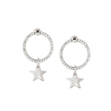 Load image into Gallery viewer, CHIC &amp; CHARM CELEBRATION CZ EARRINGS 148618/089 SILVER STAR
